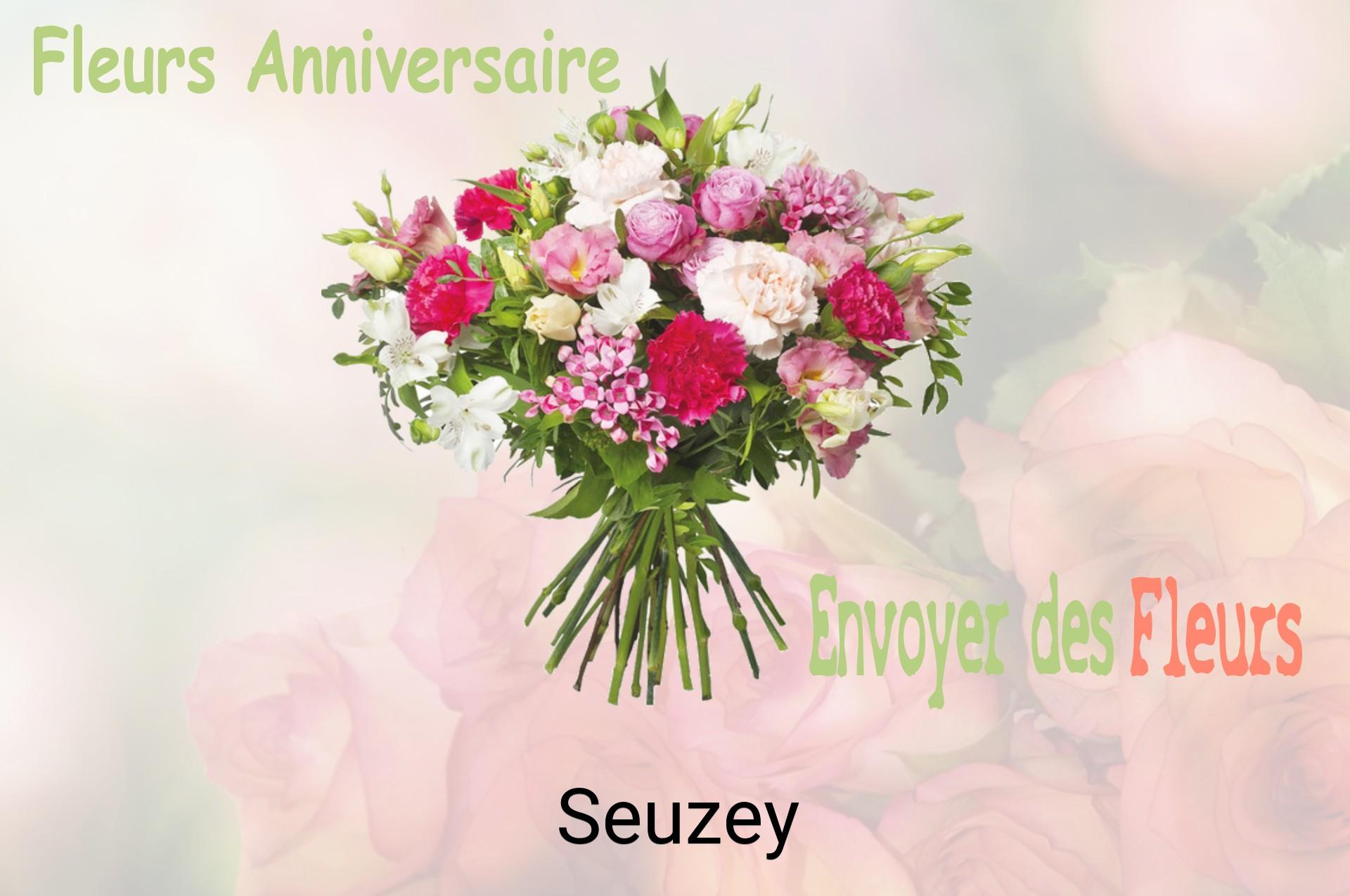 Bouquet de fleurs d’anniversaire livré à Seuzey