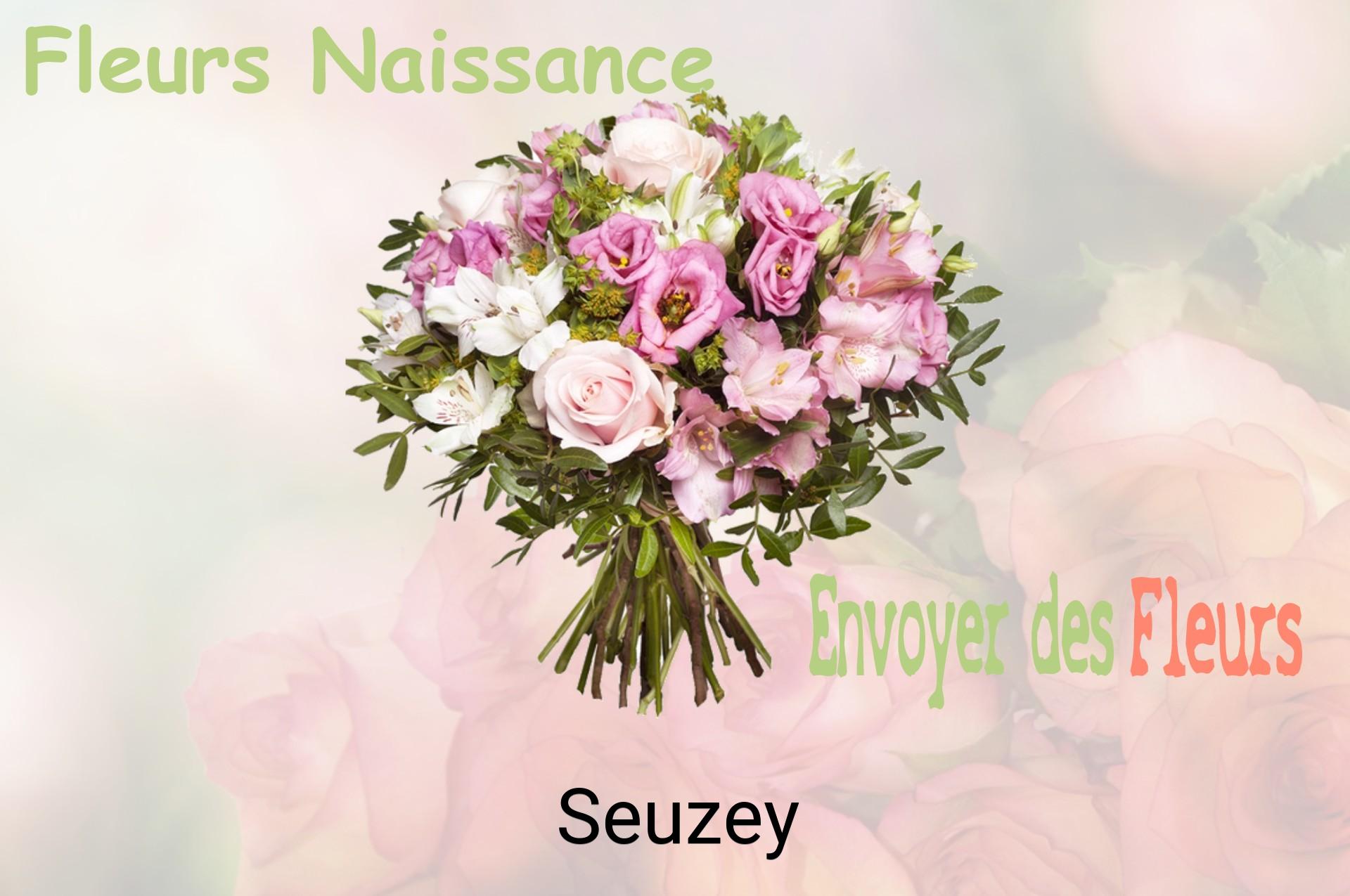 Bouquet de fleurs de naissance livré à Seuzey